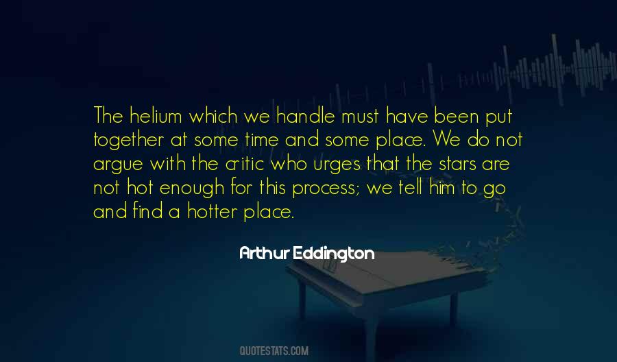 Eddington Quotes #10239