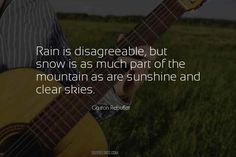 Rain Sunshine Quotes #1005748