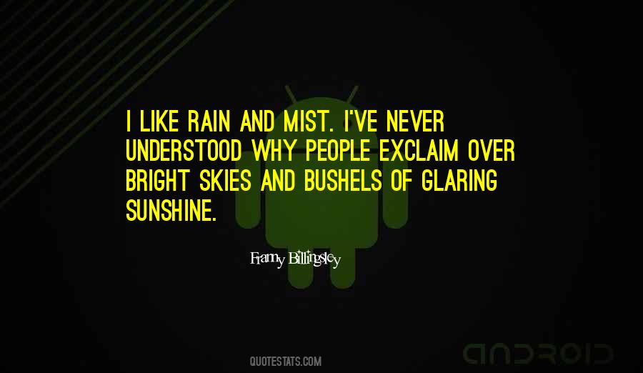 Rain Sunshine Quotes #1032513