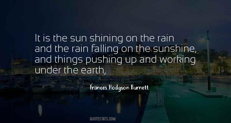 Rain Sunshine Quotes #1185364