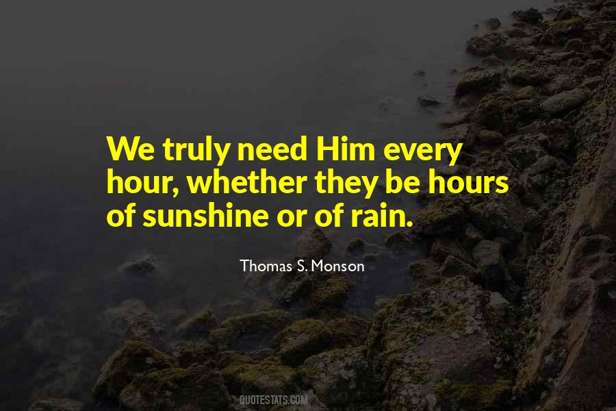 Rain Sunshine Quotes #176789