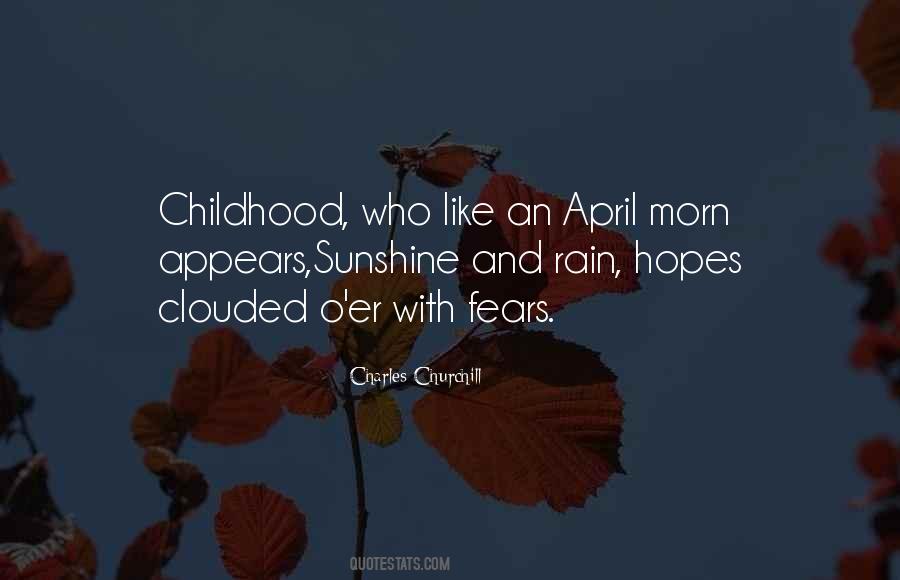 Rain Sunshine Quotes #230840