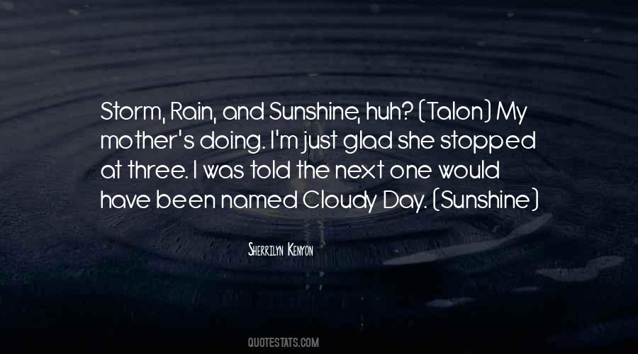 Rain Sunshine Quotes #303974