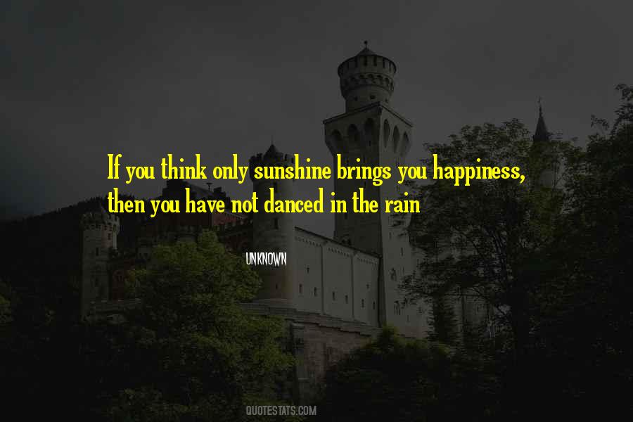 Rain Sunshine Quotes #336695