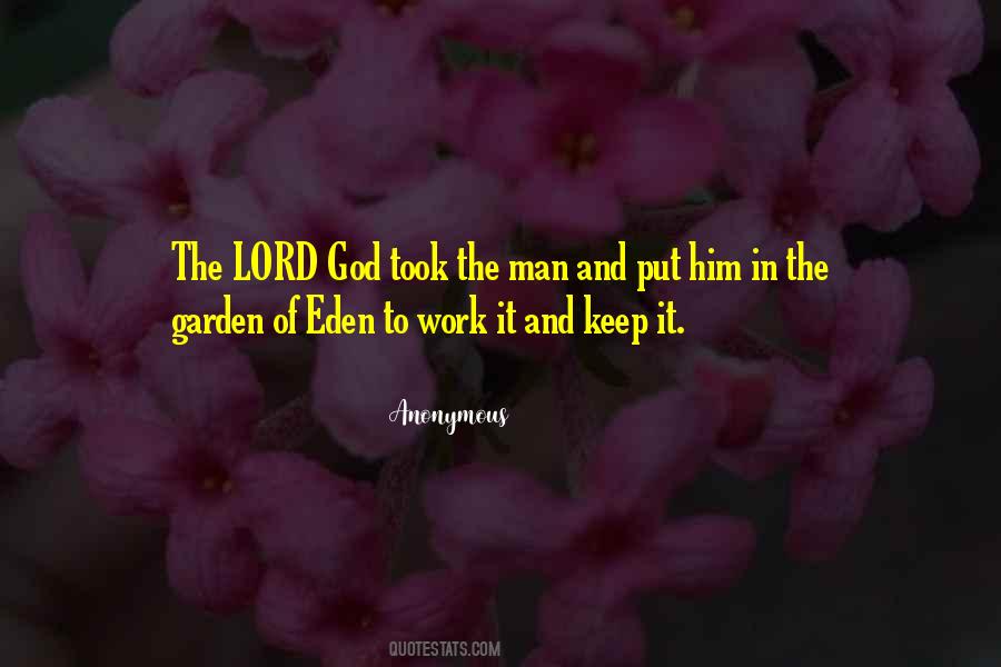 Eden Garden Quotes #1037967