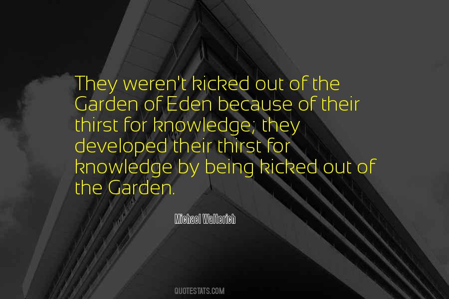 Eden Garden Quotes #1548877