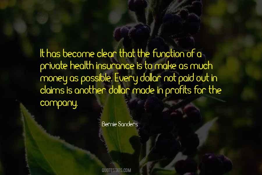 Money For Health Quotes #424551