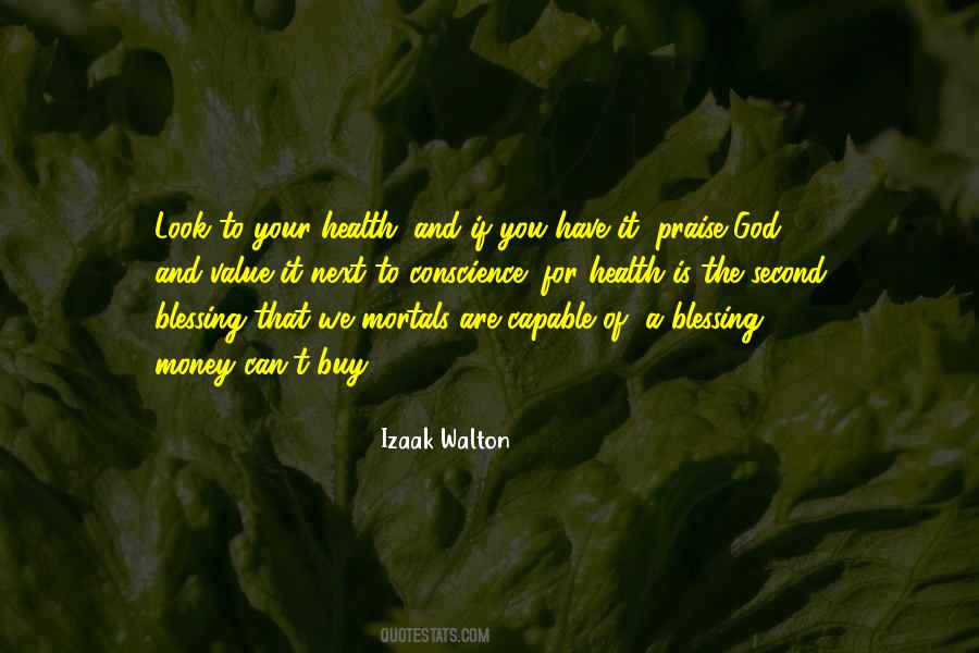 Money For Health Quotes #823823