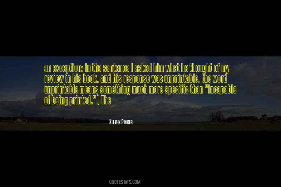 Quotes About Being The Exception #1392260