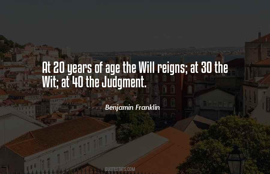 20 Years Of Age Quotes #1406615