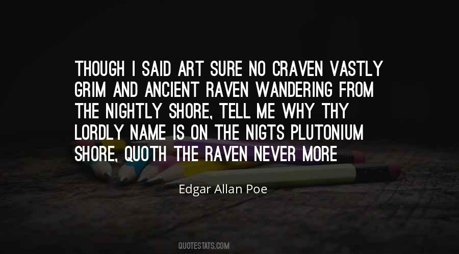 Edgar Allan Poe The Raven Quotes #1737359