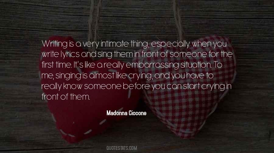 Crying For You Quotes #989310