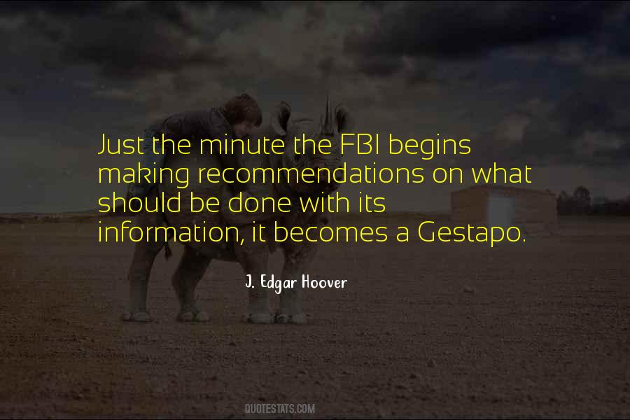 Edgar Hoover Quotes #35932