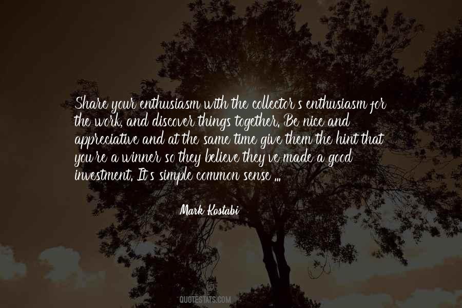 Enthusiasm Work Quotes #1736799