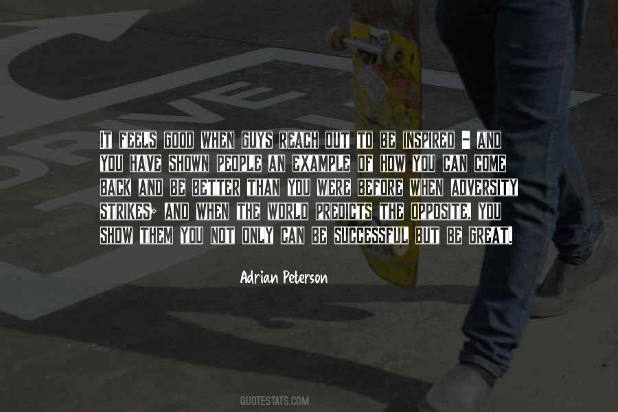 Feels Good To Be Back Quotes #662085