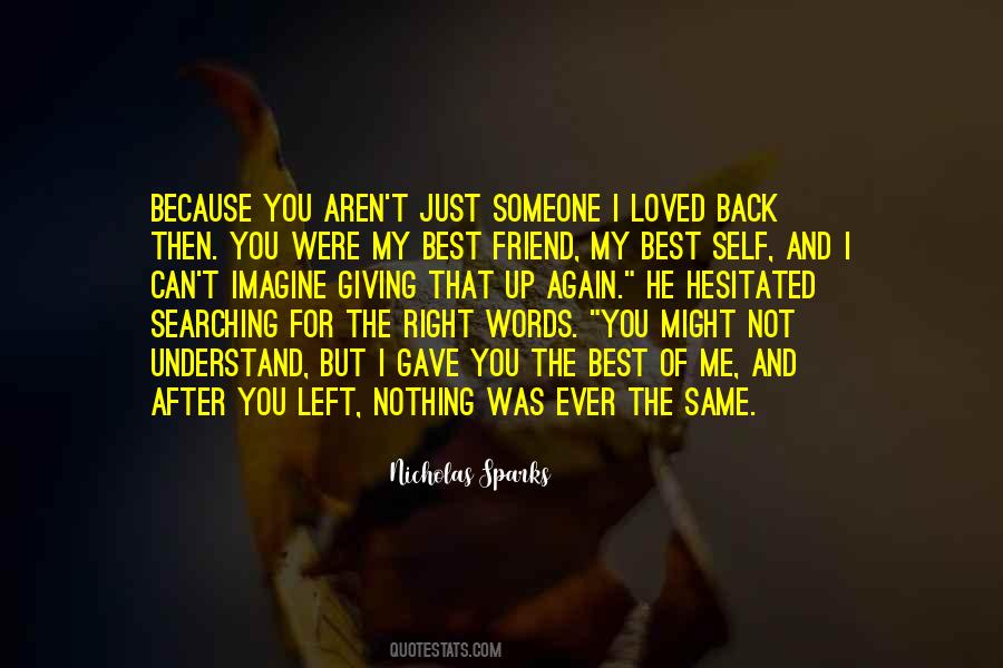 I Just Want My Friend Back Quotes #178345