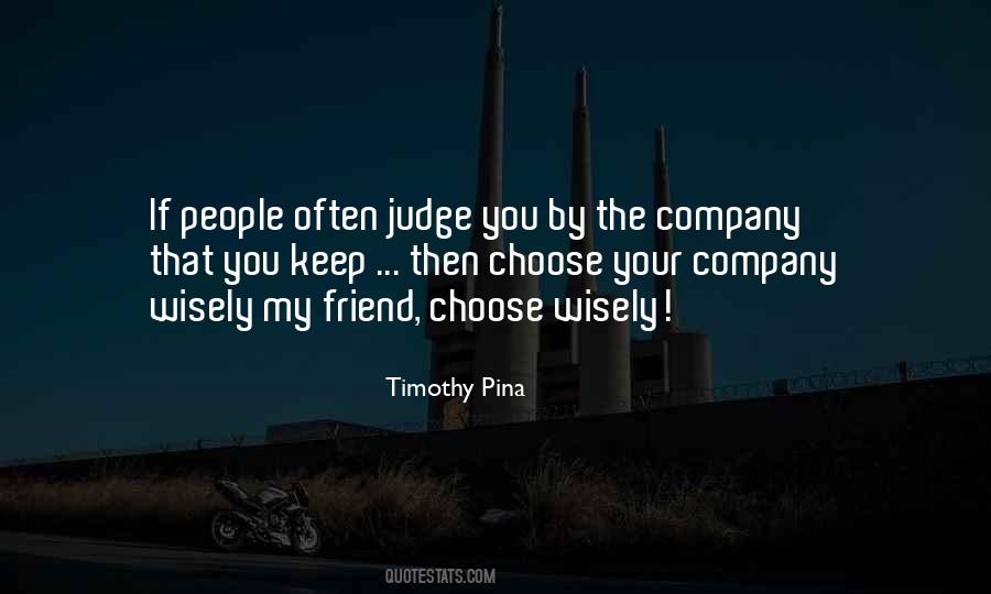 Judge You Quotes #1423559