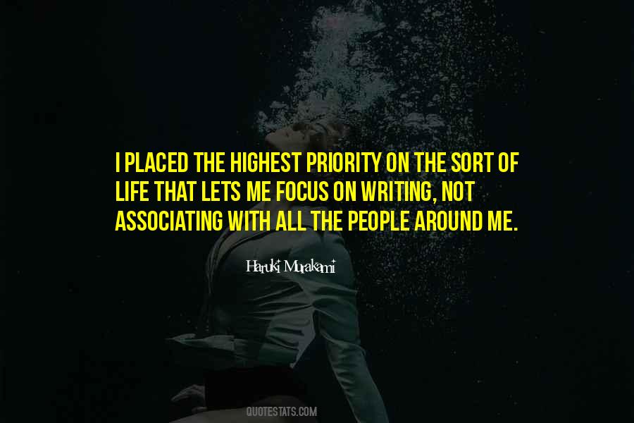 Not The Priority Quotes #1353724