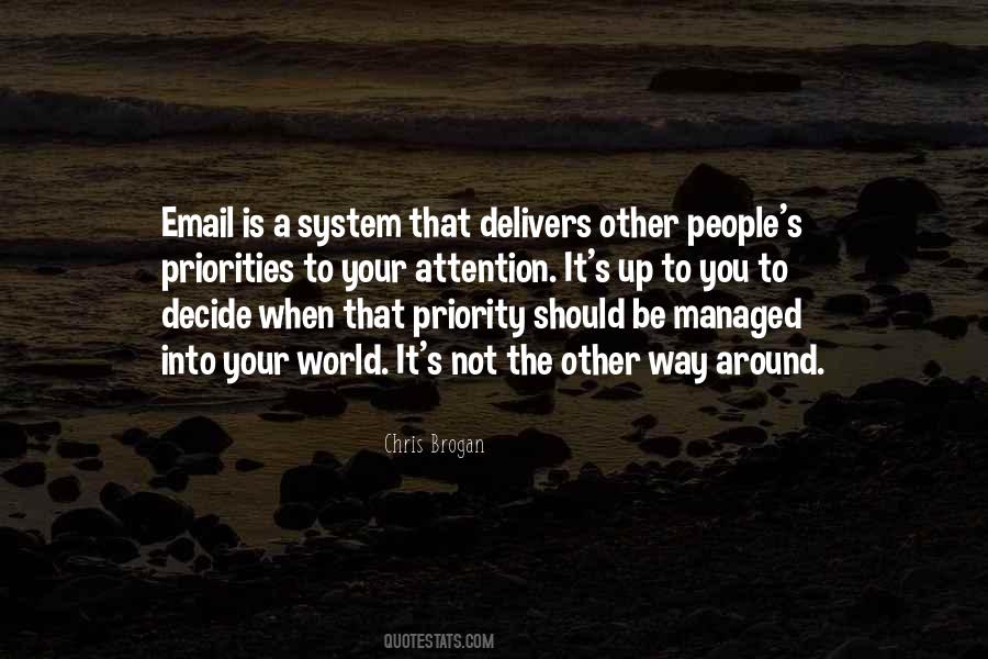Not The Priority Quotes #1382595