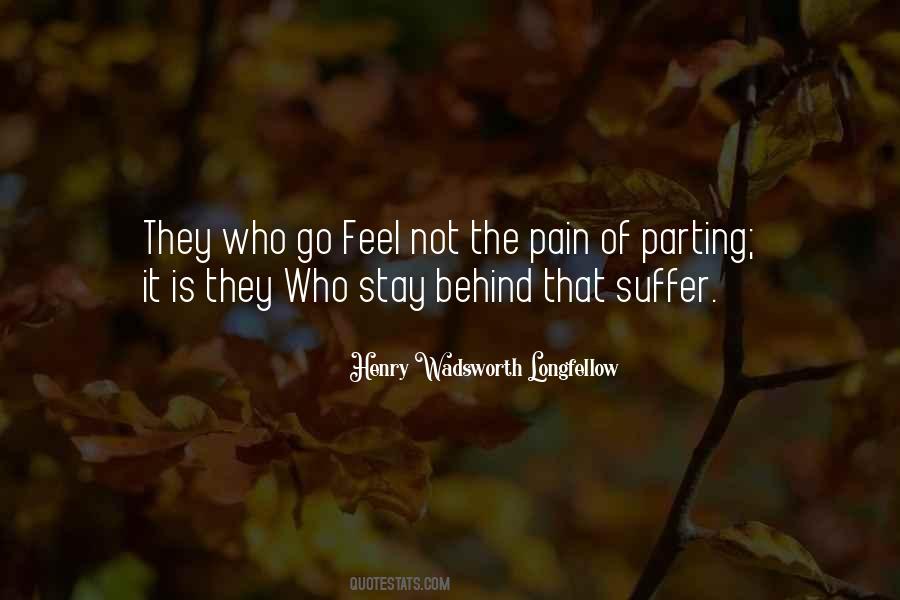 Quotes About Pain Of Parting #960397