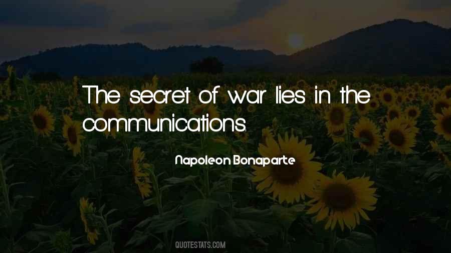 War Communication Quotes #653257