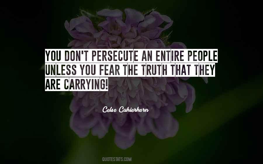 Truth Fear Quotes #68650