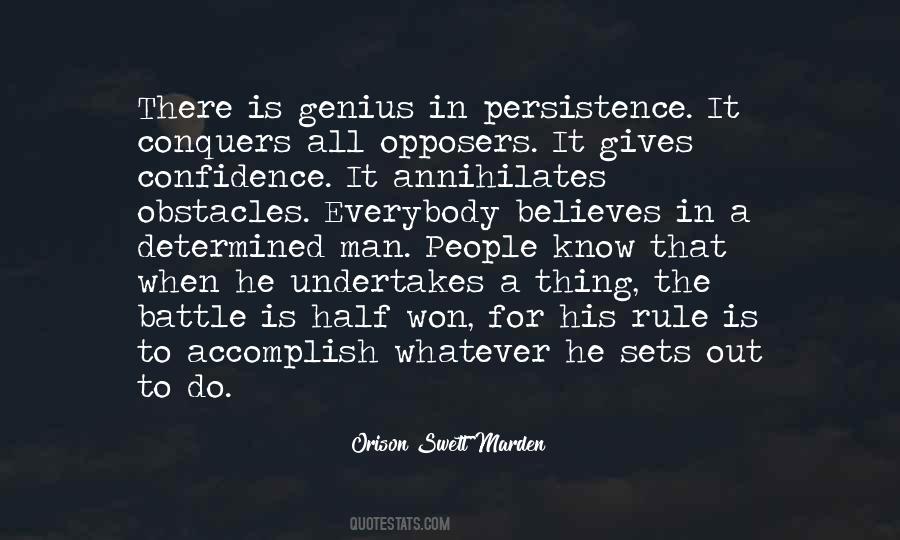 Genius Is Perseverance Quotes #245853