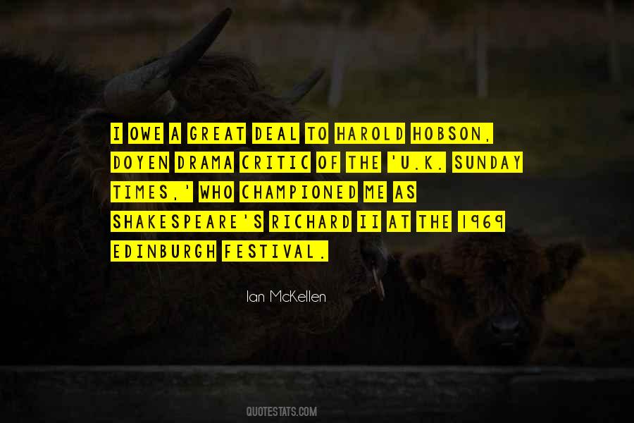 Edinburgh Festival Quotes #1479743