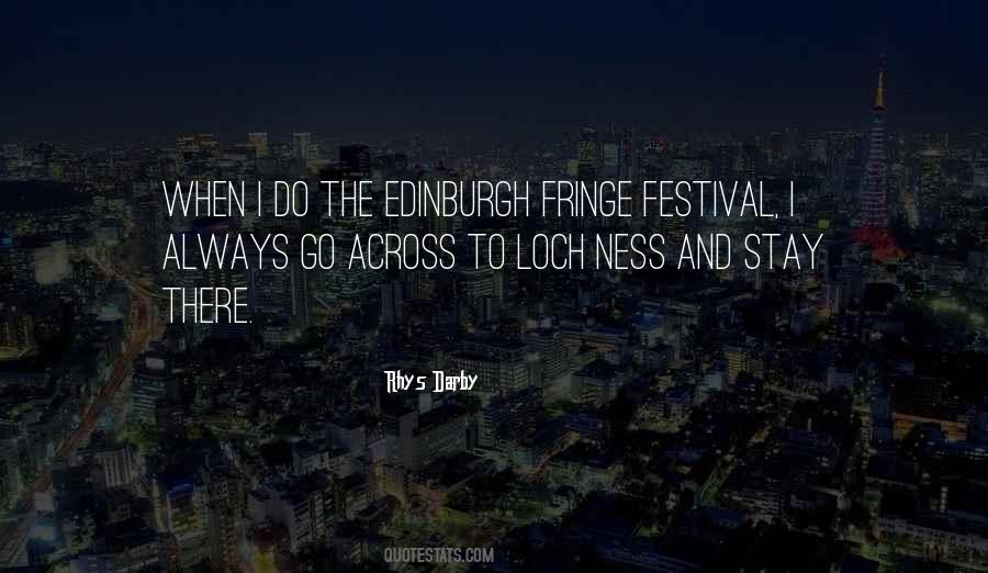 Edinburgh Fringe Quotes #1224195