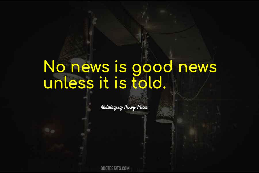 No News Quotes #1656200
