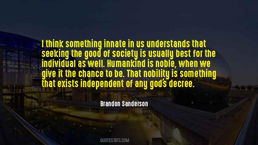 Quotes About Individual Vs Society #111174