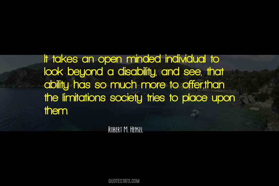 Quotes About Individual Vs Society #23476