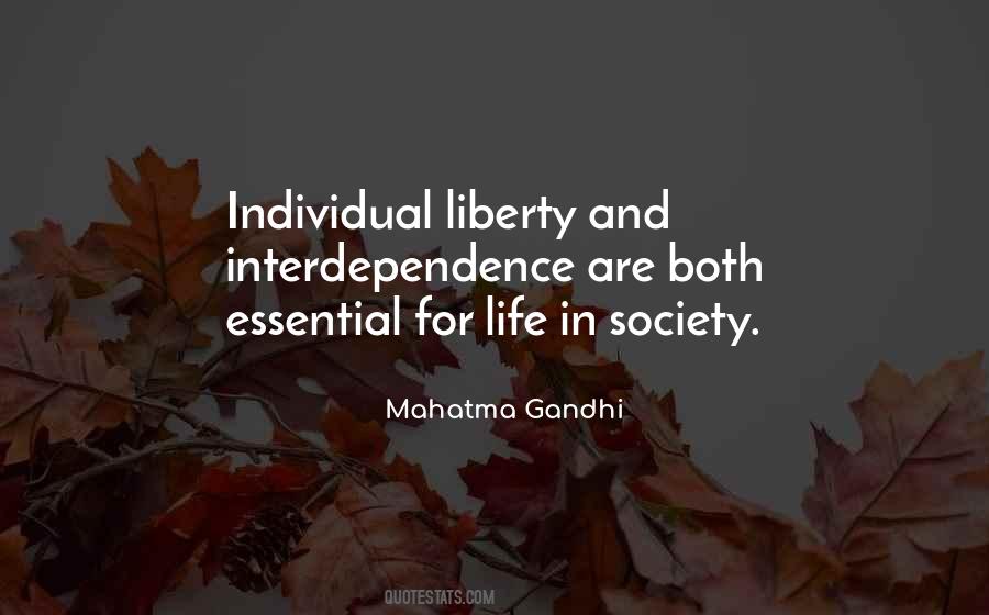 Quotes About Individual Vs Society #52877