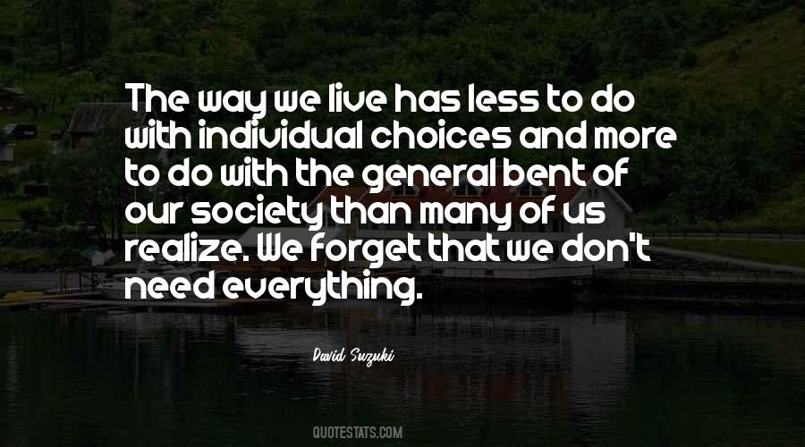 Quotes About Individual Vs Society #72891