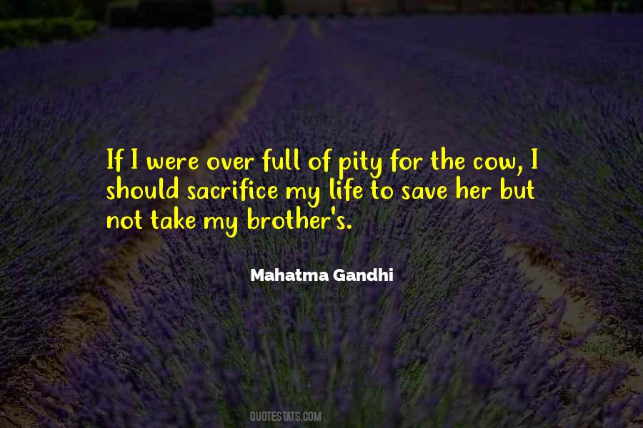 Brother Sacrifice Quotes #662912