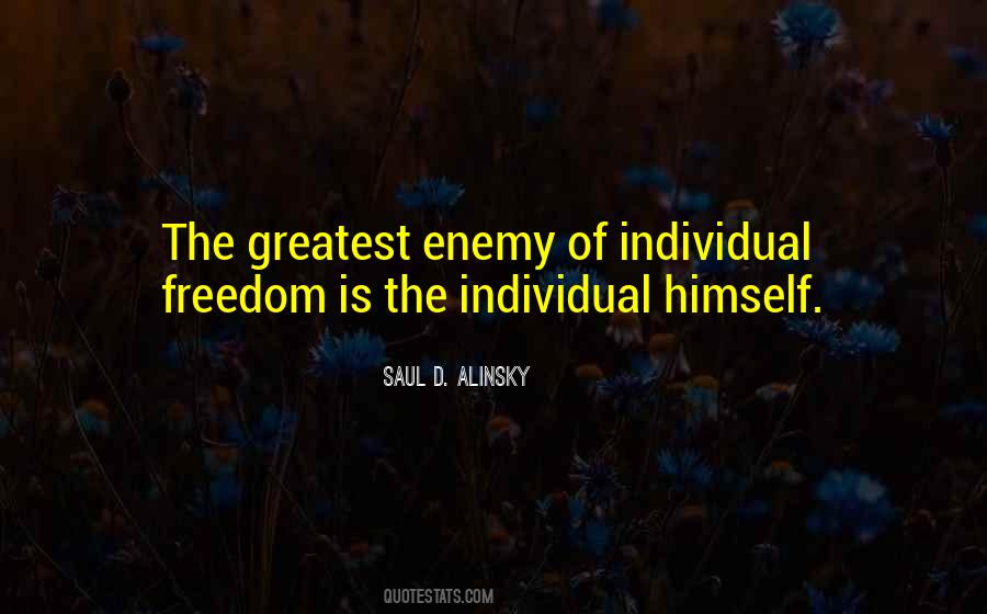Quotes About Individual Freedom #163537