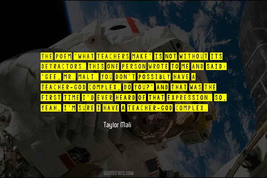 Time Is A Teacher Quotes #1307091