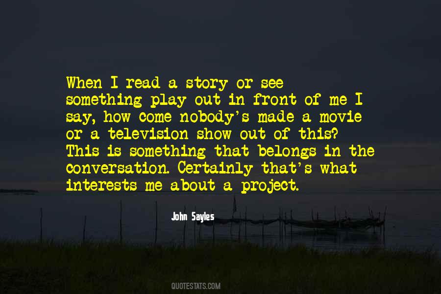 Story About Me Quotes #507448