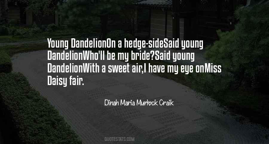 Quotes About A Dandelion #297472