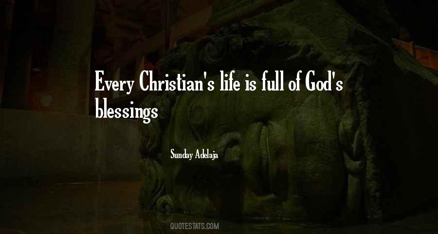 Blessings Christian Quotes #916478