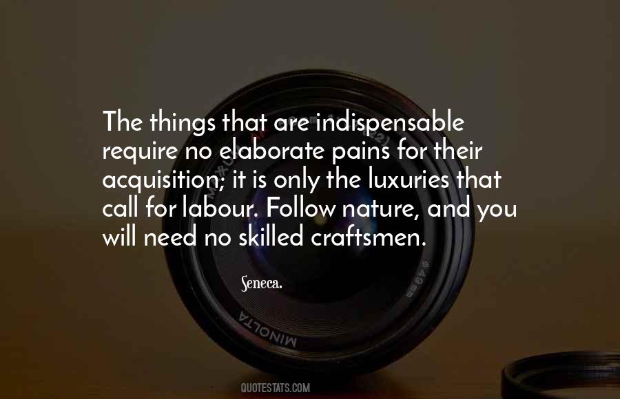 Quotes About Indispensable Things #1186996