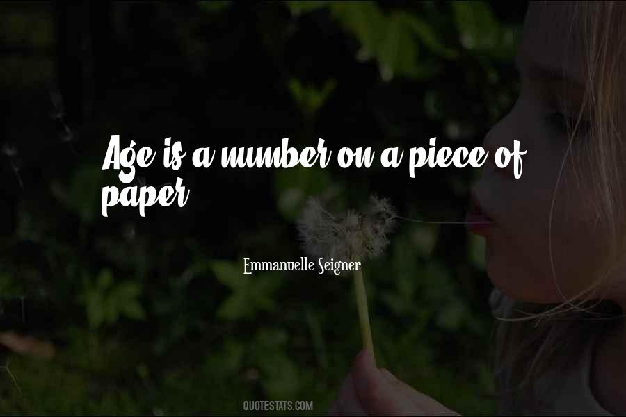 Age Is A Number Quotes #1852122
