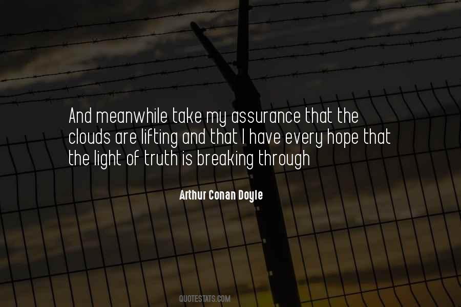 Breaking Through The Clouds Quotes #457472