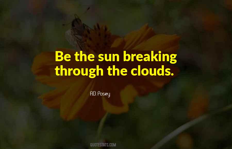 Breaking Through The Clouds Quotes #815941
