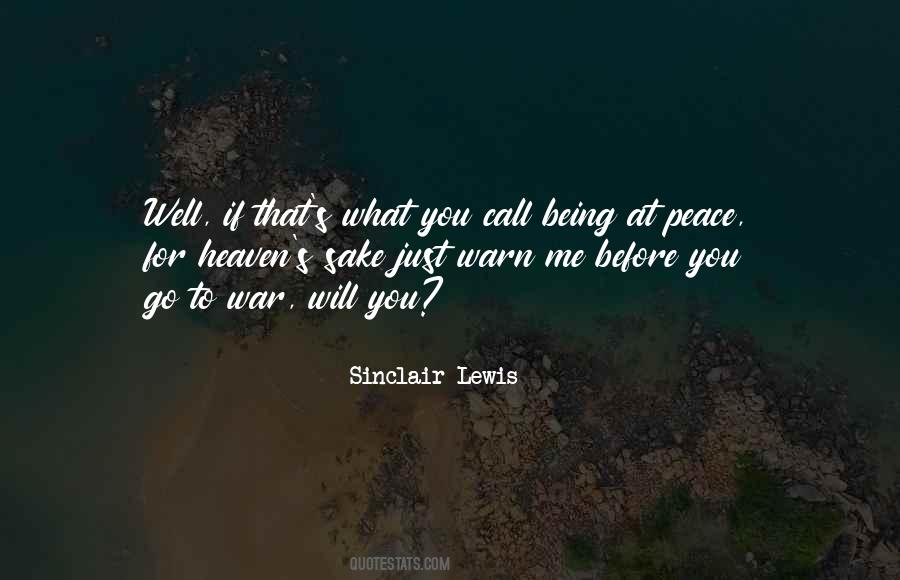 Peace Of Heaven Quotes #1717322