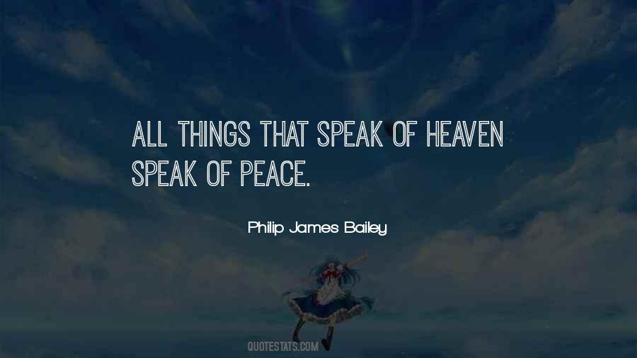 Peace Of Heaven Quotes #219226