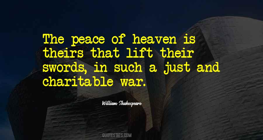 Peace Of Heaven Quotes #738357