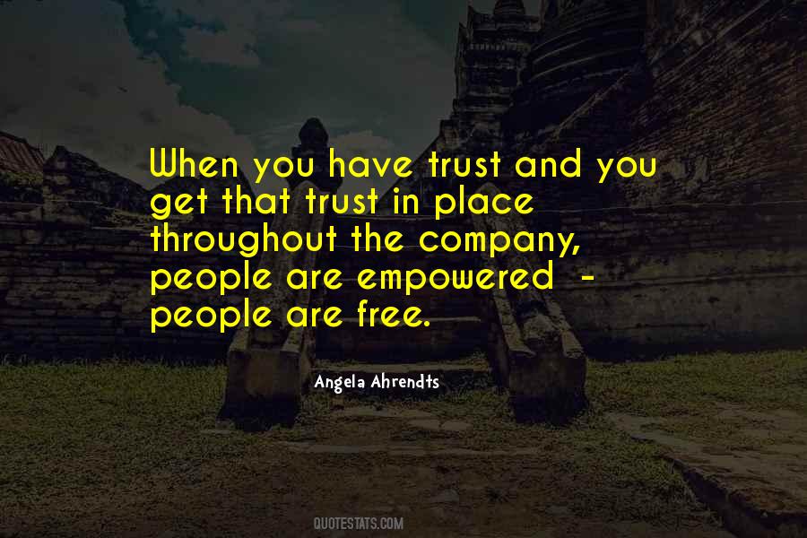 That Trust Quotes #546971