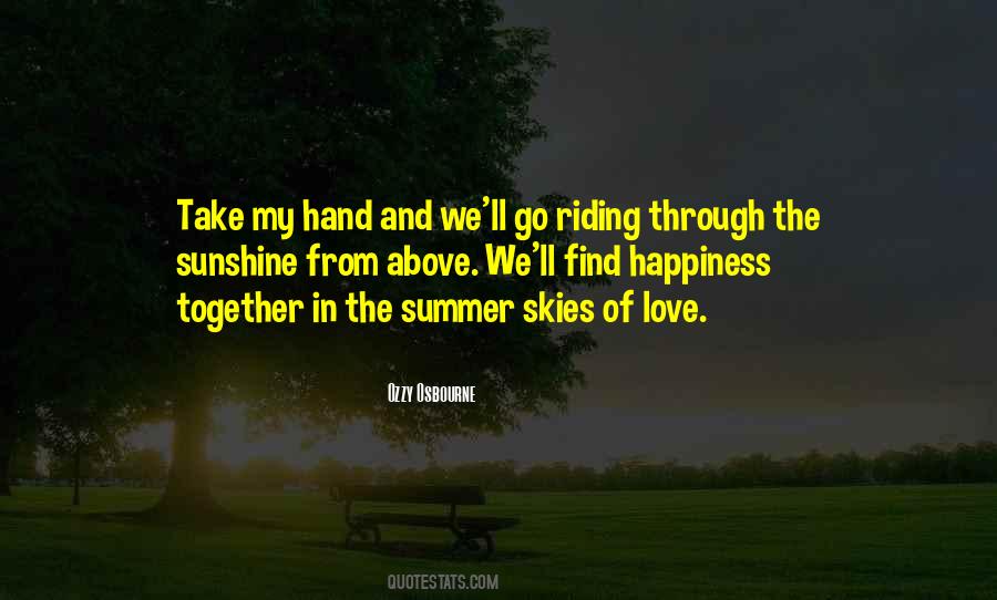 Happiness Sunshine Quotes #1806787