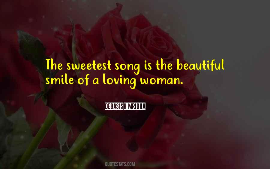 A Woman With A Beautiful Smile Quotes #120326